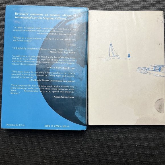 Coast Guard Book Lot- International Law By Burdick Britten, Navigation Rules DOT - Picture 9 of 11